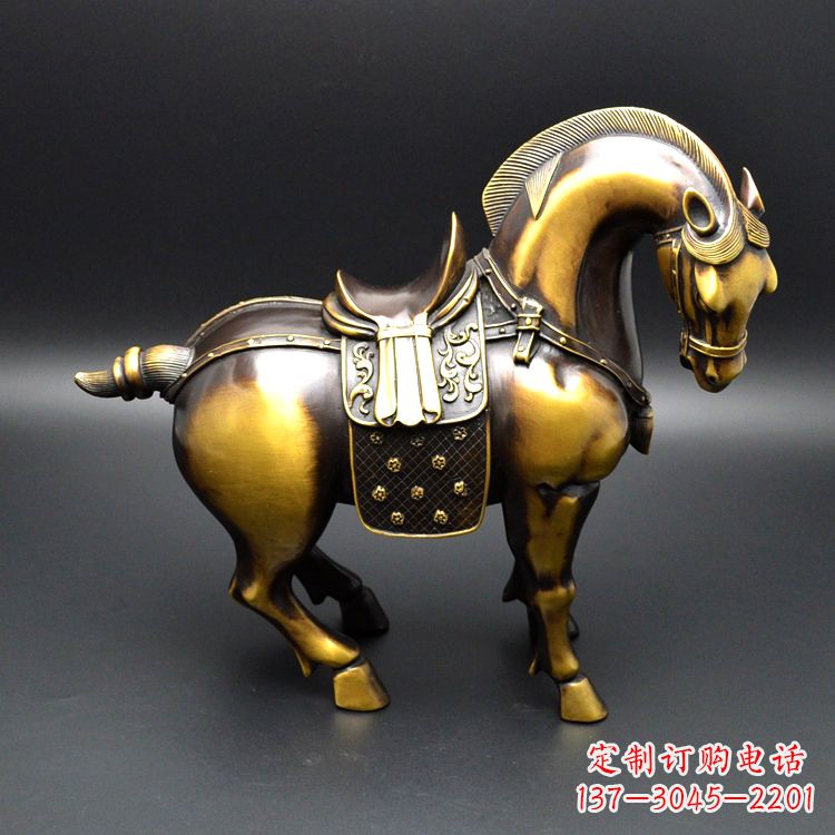 威海精美仿古铜马雕塑