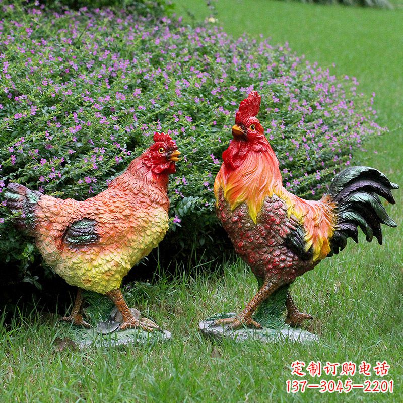 威海典雅公鸡雕塑