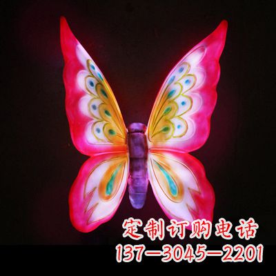 威海定制发光蝴蝶雕塑