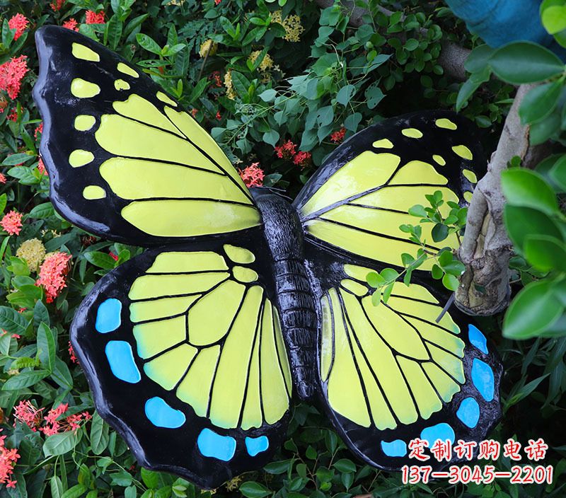 威海玻璃钢蝴蝶雕塑