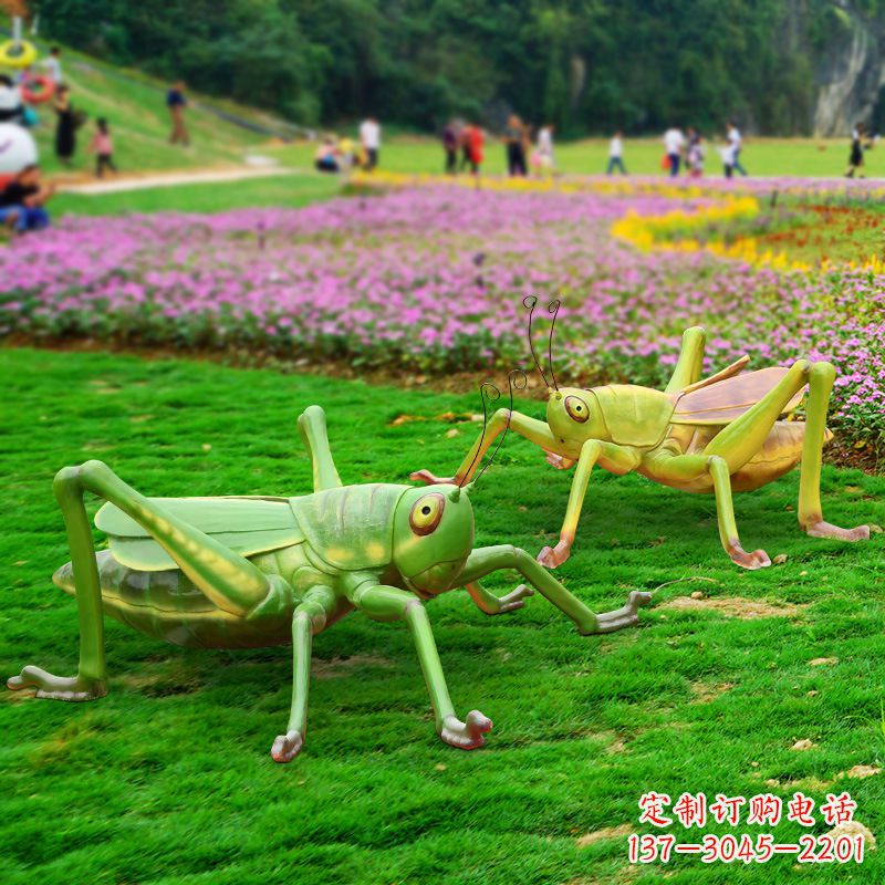 威海精美蝗虫雕塑摆件