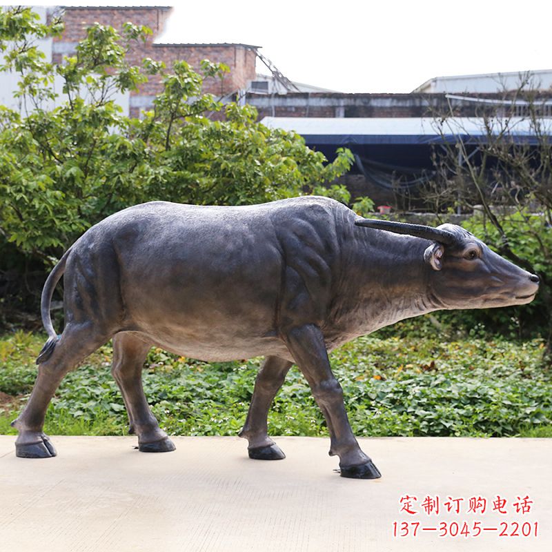 威海高品质仿真水牛雕塑
