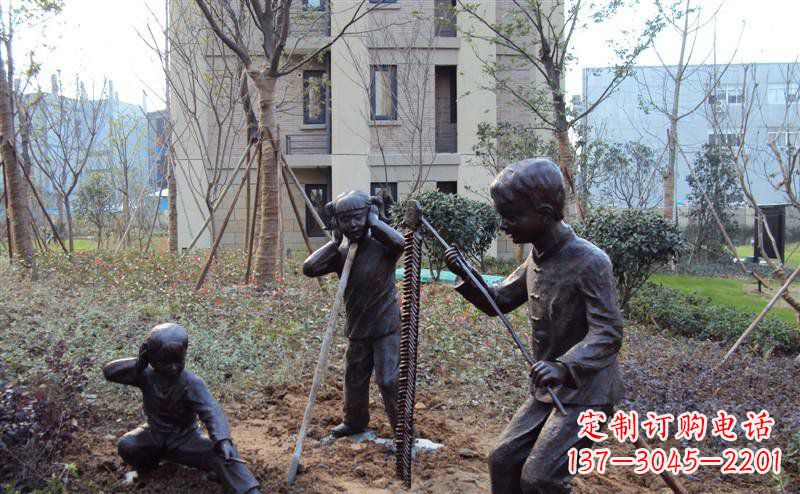 威海中领雕塑 | 为儿童景观带来美好的铜雕塑