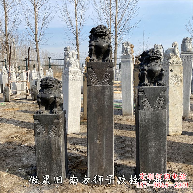 威海高品质拴马桩雕塑
