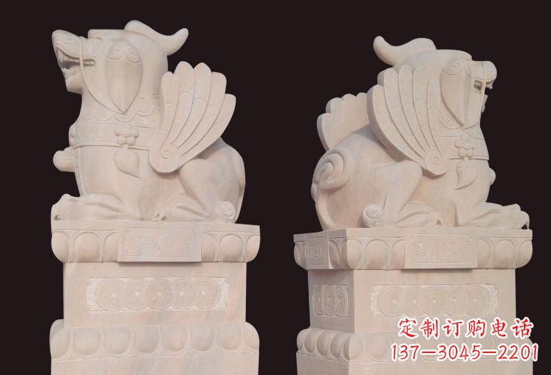 威海福星高照貔貅石雕