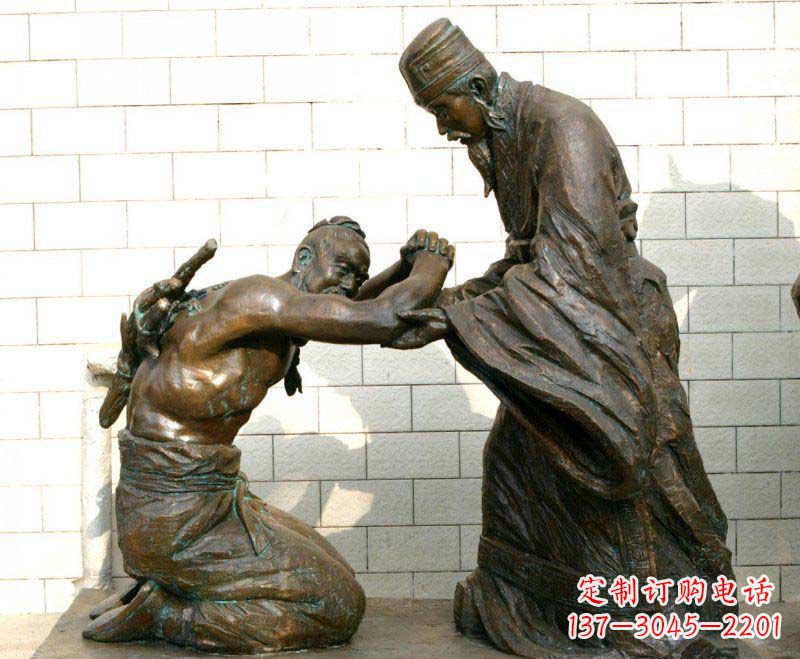 威海中领雕塑——传承古代文化的名人铜雕