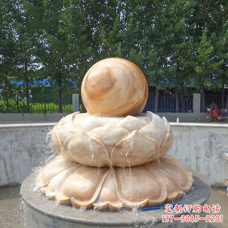 威海高档石制风水球雕塑让您的空间充满风水之力