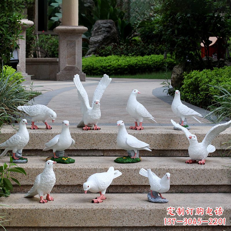 威海鸽子抽象雕塑