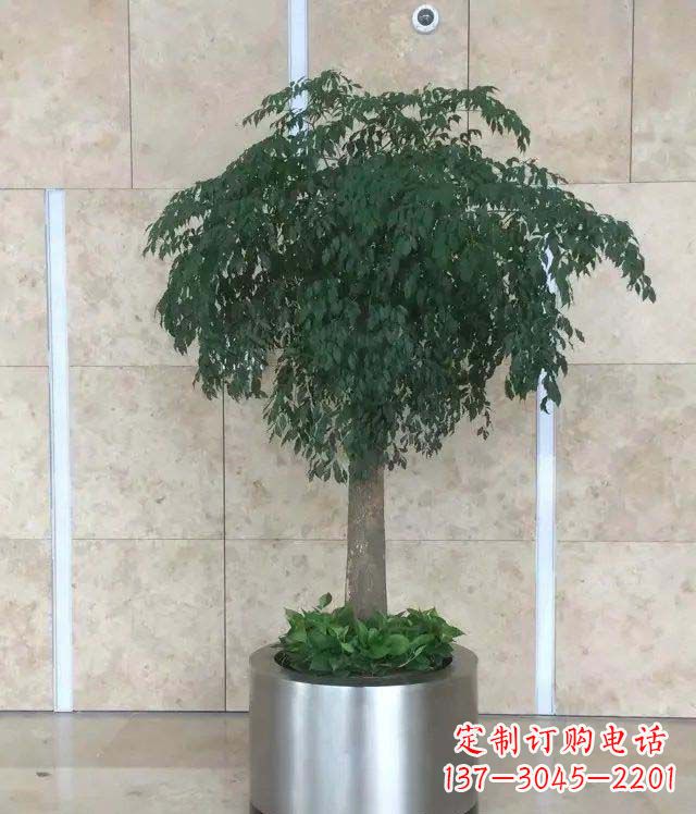 威海特色铜质花盆装饰雕塑