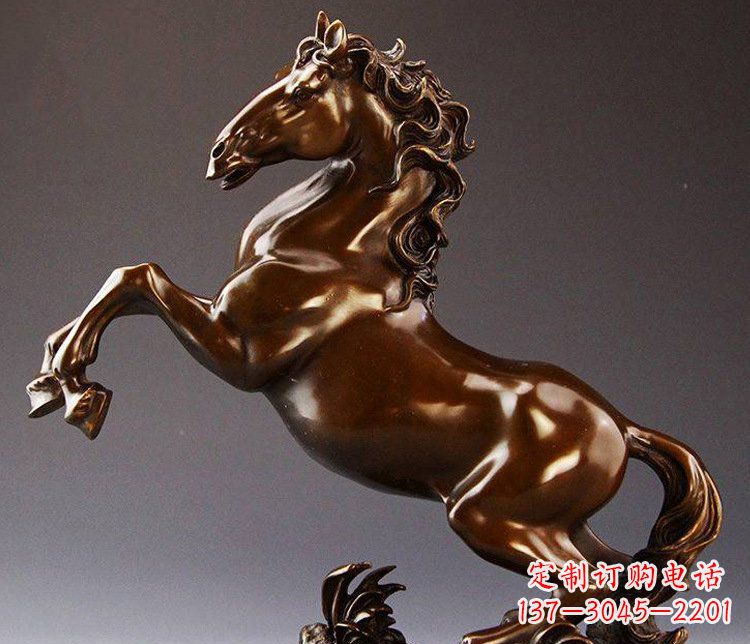 威海青铜马头雕塑