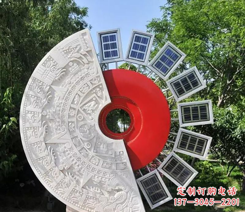 威海 卓越的不锈钢齿轮雕塑