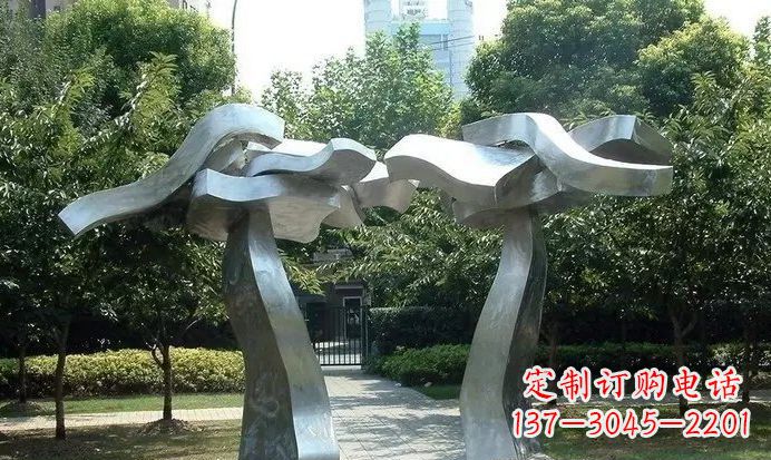 威海不锈钢拱门定制雕塑