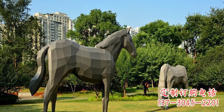 威海产品名称不锈钢动物抽象雕塑