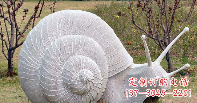 威海抽象不锈钢蜗牛雕塑