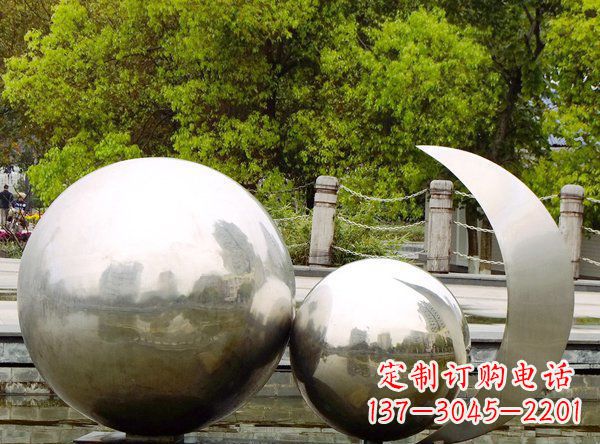 威海别出心裁不锈钢地球雕塑