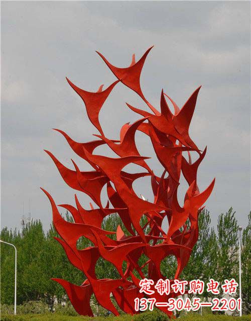 威海不锈钢天鹅雕塑,唤醒公园景观