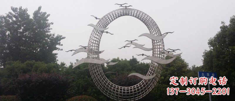 威海抒情海鸥雕塑
