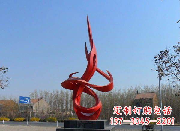 威海不锈钢火苗经典建筑雕塑