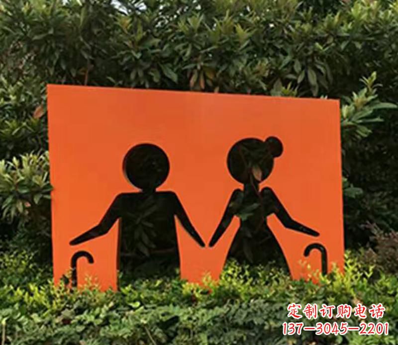 威海儿童剪纸不锈钢雕塑