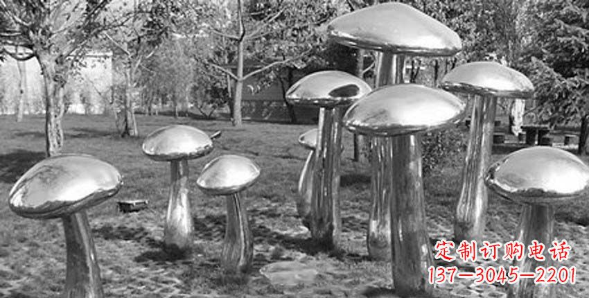 威海萌芽之美,蘑菇景观雕塑
