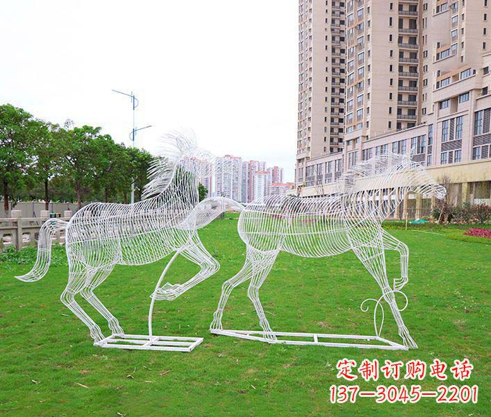 威海不锈钢马雕塑