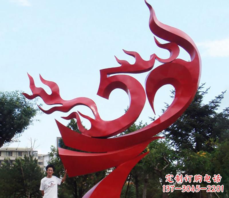 威海梦幻飘带景观雕塑
