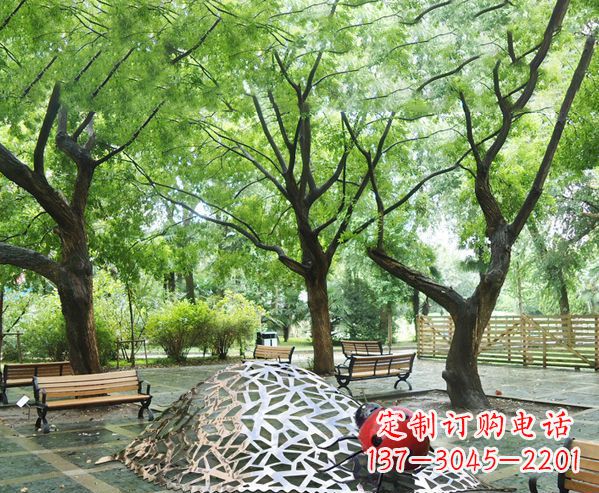 威海悠久活力-不锈钢瓢虫雕塑