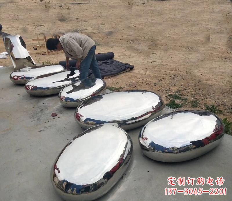 威海中领雕塑水滴形艺术雕塑