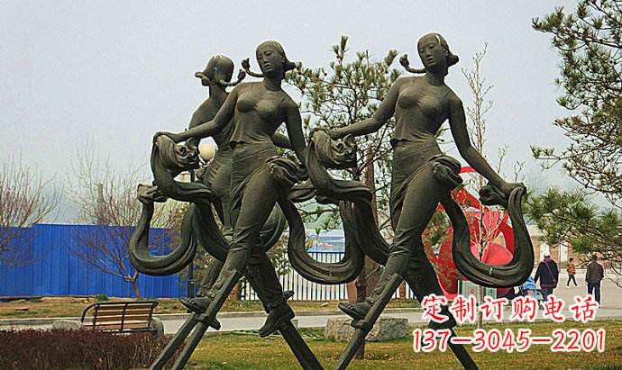 威海中领雕塑精美女孩雕塑