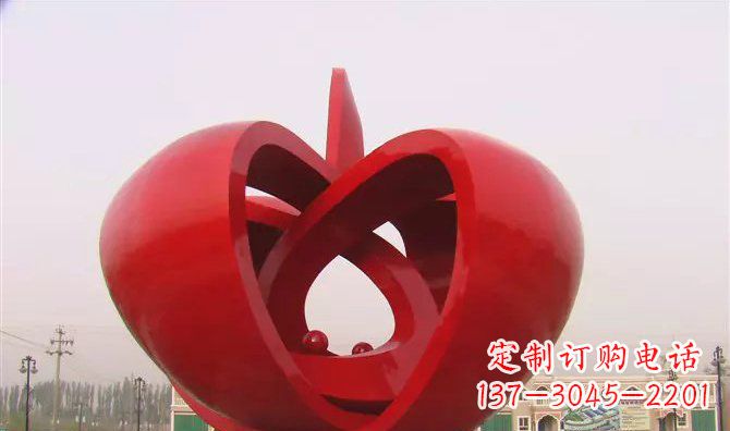 威海果实不锈钢雕塑