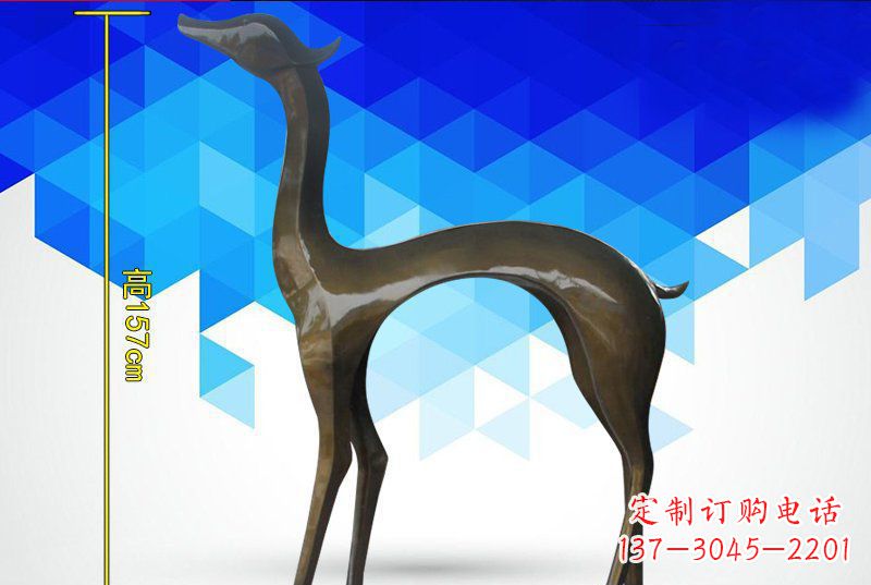 威海铜质雕刻小鹿雕