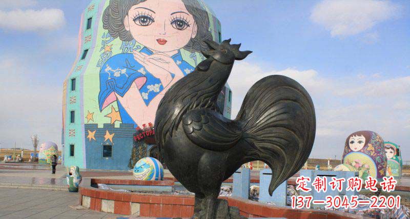 威海艺术精美的公鸡雕塑