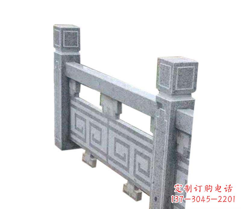 威海精美大理石护城河栏板雕塑