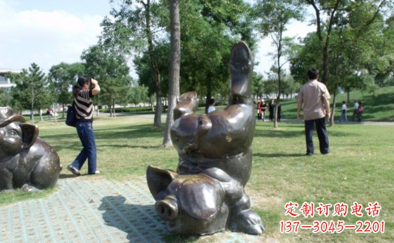 威海产品名称中领雕塑铜质动物雕塑
