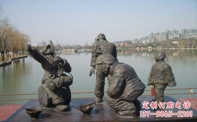 威海精美中式二胡雕塑