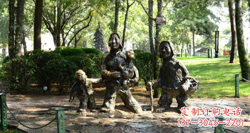 威海中领雕塑 小孩铜雕定制