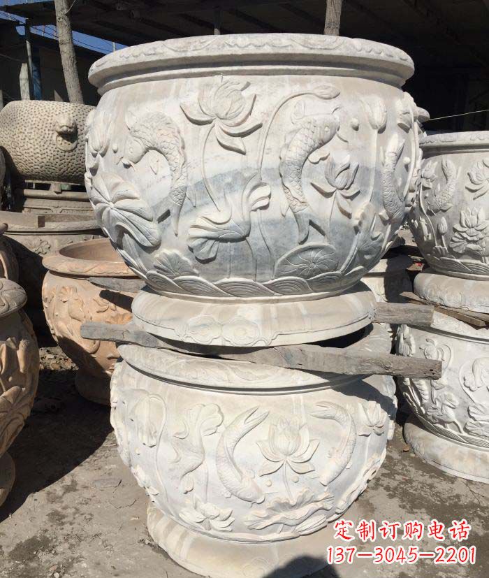 威海精美荷花雕塑 彰显优雅之美