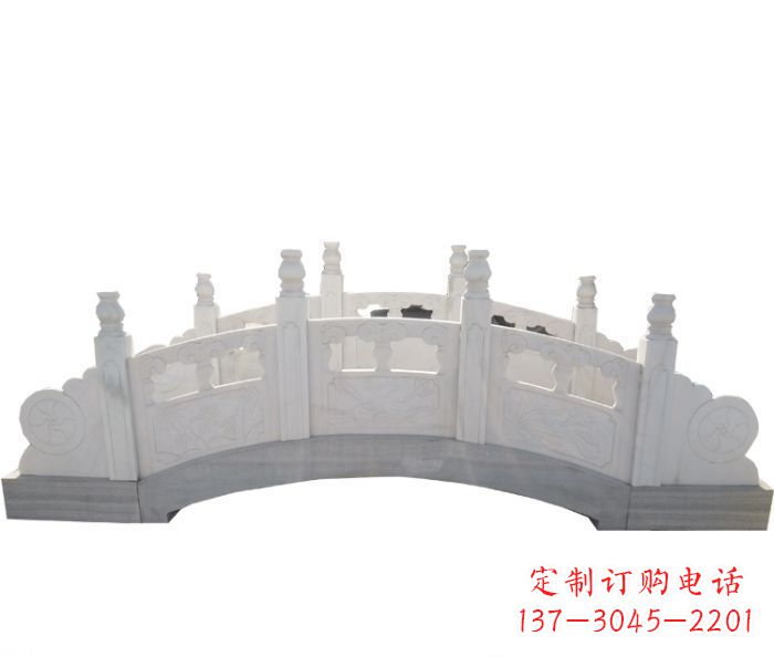 威海公园汉白玉石拱桥_1