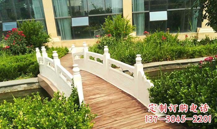 威海公园汉白玉石拱桥_2