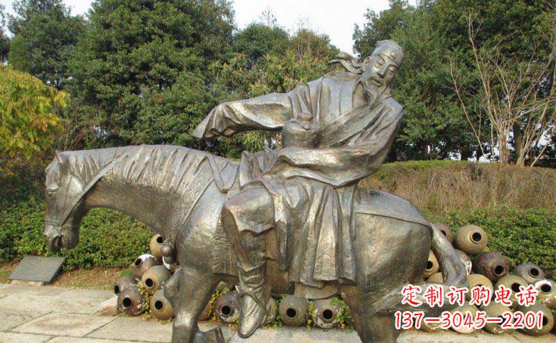 威海动态骑马雕塑
