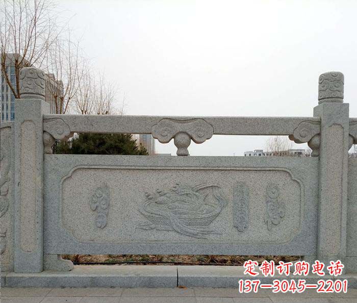威海公园户外栏板石雕