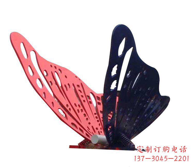 威海精致纯粹,不锈钢蝴蝶雕塑