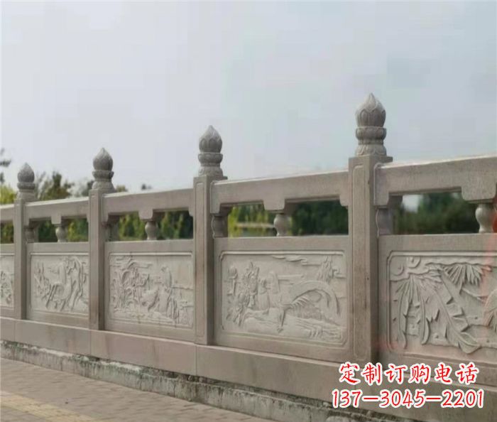 威海泰山大理石浮雕栏板雕塑