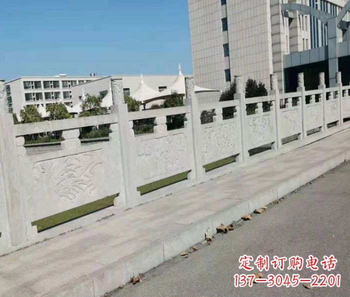 威海精美大理石浮雕栏板