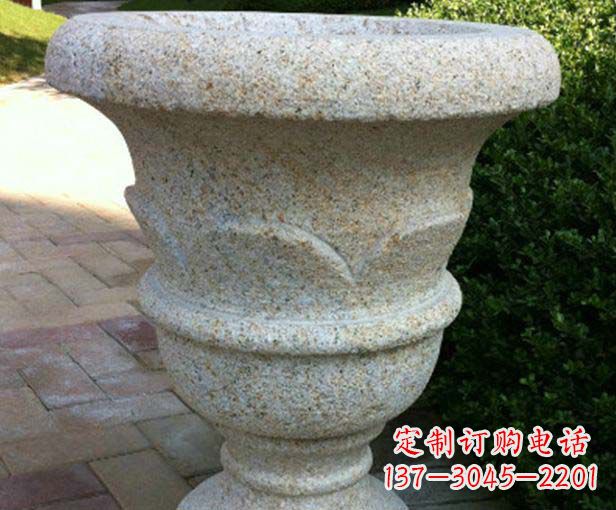 威海大理石花盆石雕，为您的景观添色彩