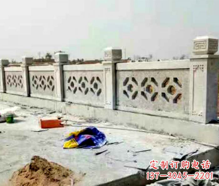 威海公园大理石栏板石雕