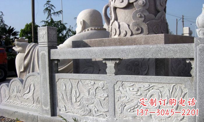 威海公园景观大理石栏板石雕