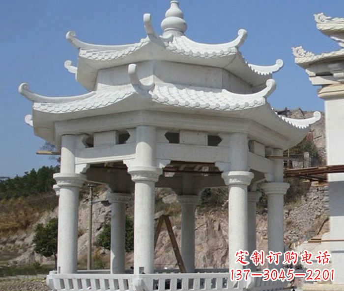 威海专业汉白玉凉亭雕塑