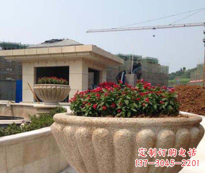 威海产品名称花盆石雕定制