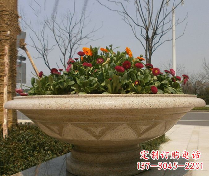 威海中领雕塑花盆石雕